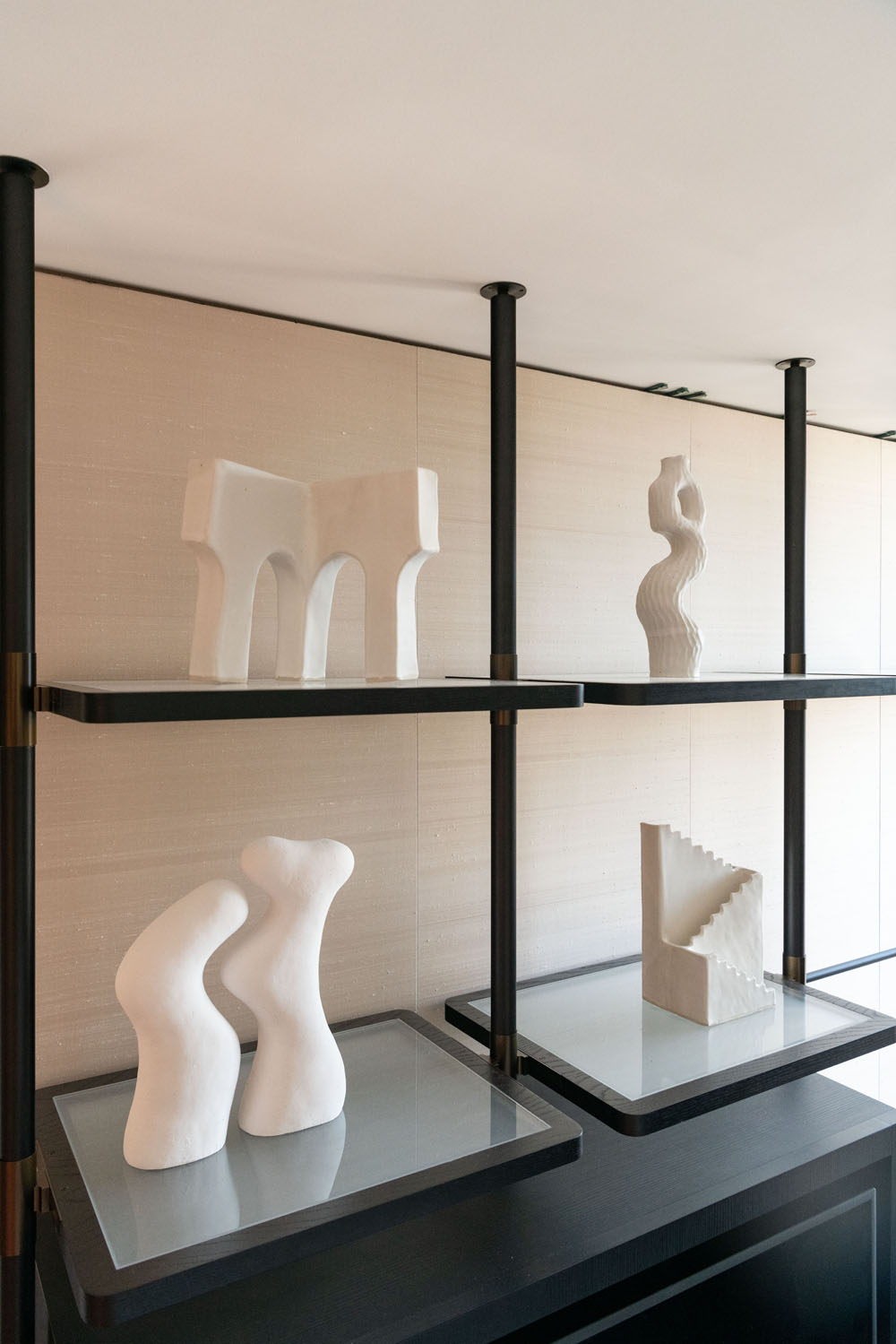 The Star Sydney - hotel room - ceramic sculptures on shelf