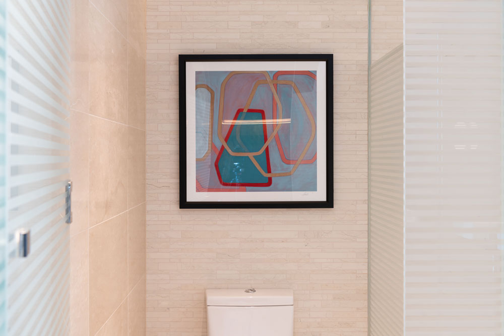 The Star Sydney - hotel bathroom - Lava Jafari artwork